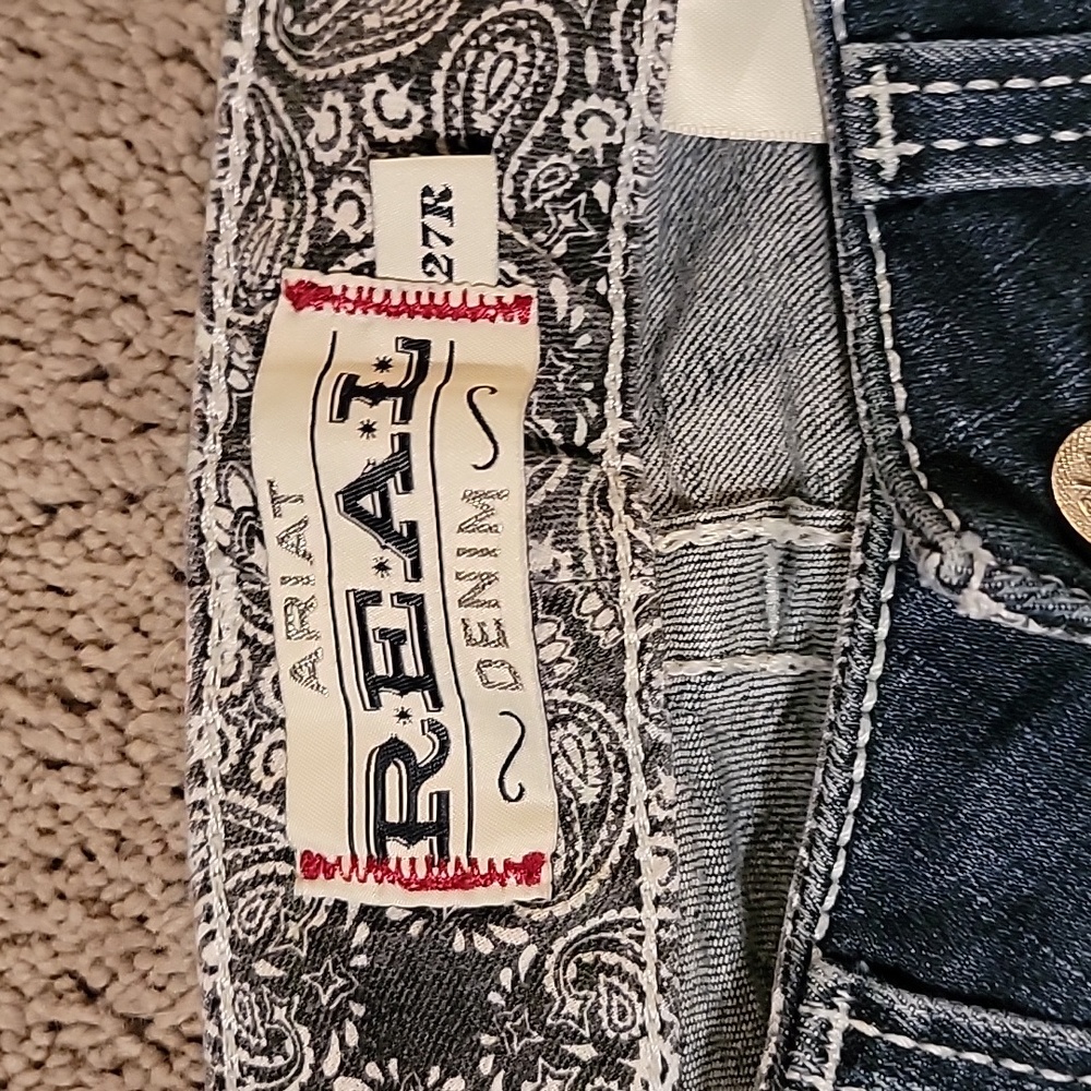 *SOLD*Ariat Women's REAL Mid Rise Bootcut Jeans - Picture 2 of 6